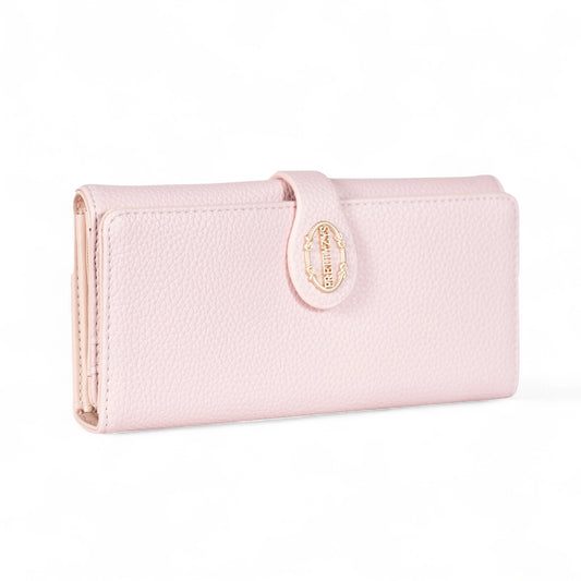 Elegant Flap Women's Wallet with Embellished Tab