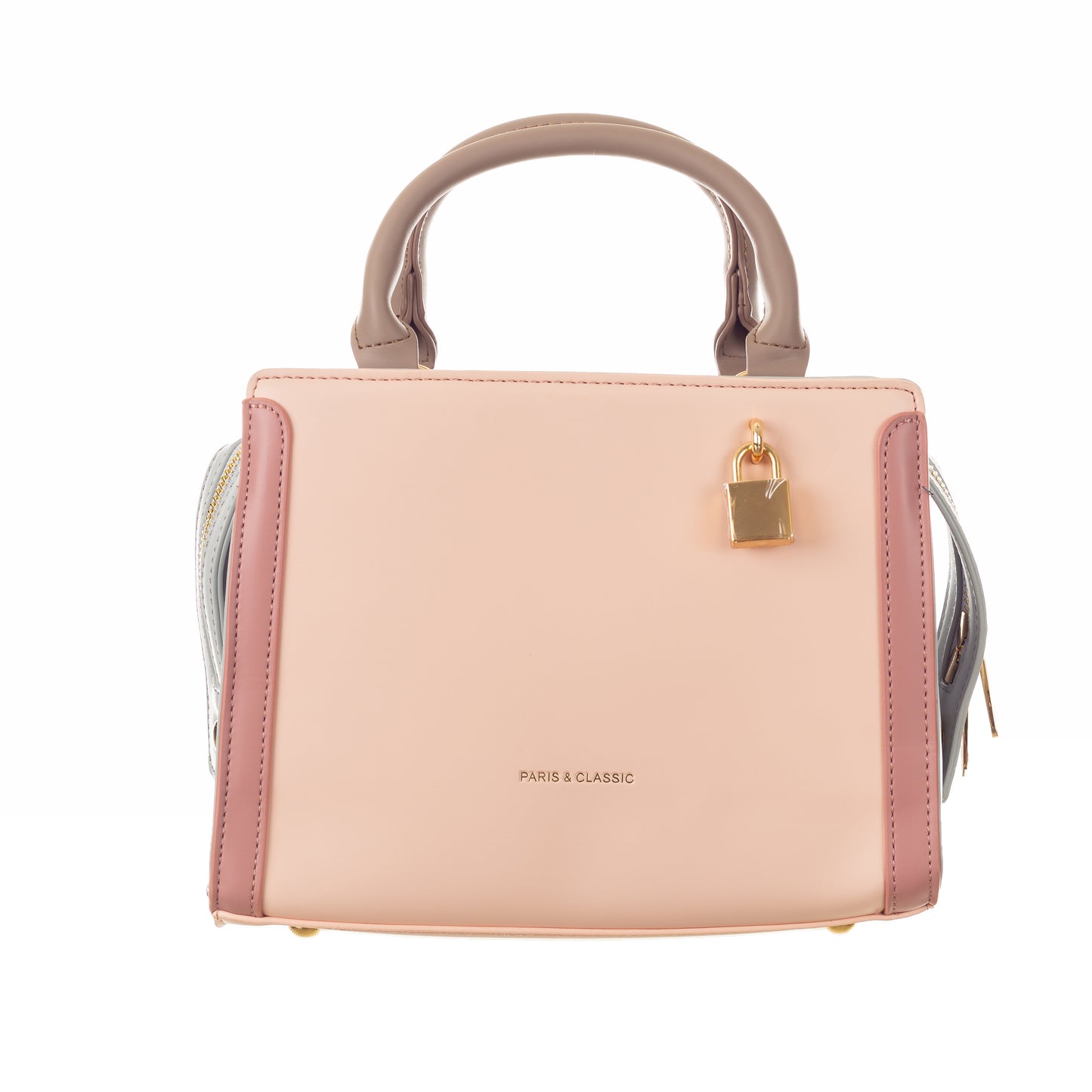 Chic Handbag Bag with Adjustable , Detachable Straps -7 Inch