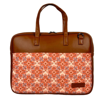 All-Over Printed Foam Leather Office Laptop Bag – Fits up to 15.5" Laptop